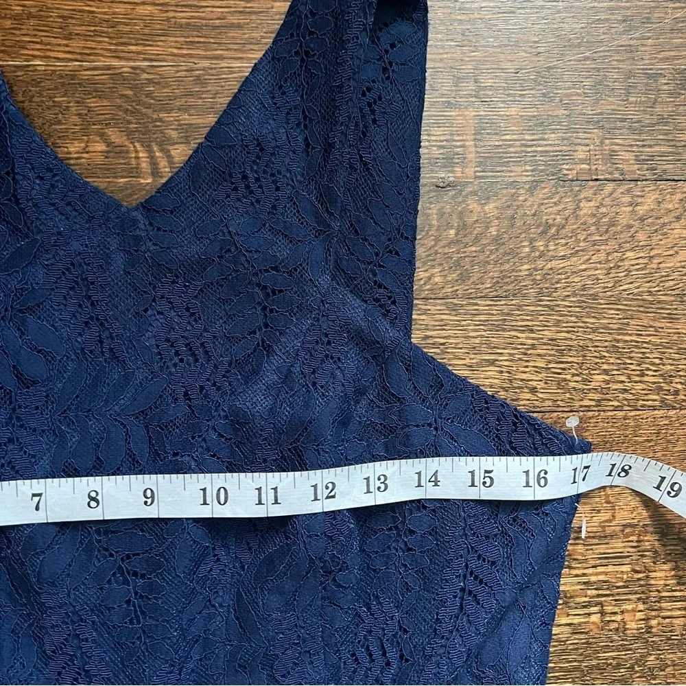 Adelyn Rae size large blue lace jumpsuit